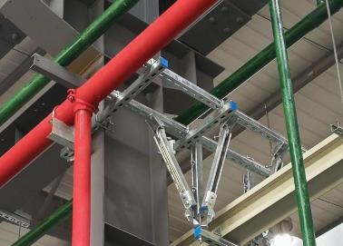 宁城该抗震支架的整体式支吊架结构协调性好